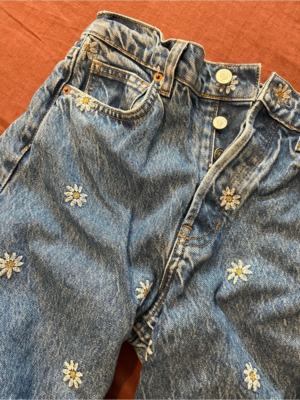 Reformation Jeans Cynthia Chamomile High Rise Straight Jeans